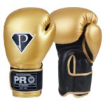 PRO Boxing Gloves Gold Black