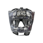 Cleto Reyes Traditional Headgear With Nylon Bar Silver / Black Steel Snake