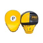 Pro Leather Curve Focus Mitts Yellow