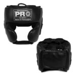 PRO Boxing Sparring Training Leather Headgear