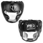 Professional Pro Boxing Black MMA Headgear