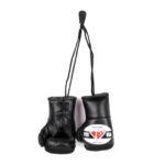 PRO USA 5" Mini Pure Black Shining Boxing Gloves