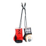 PRO USA 5” Black and Red Mini Boxing Gloves